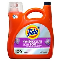 Dagály higiénikus tiszta nagy teherbírású folyékony mosószer, tavaszi rét, terhelések, fl oz, ő kompatibilis