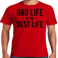 Graphic America Apu élet a legjobb élet apa napi ing apa férfi pólóhoz