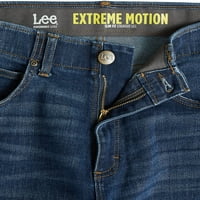Lee 6 férfi Extrém mozgás vékony egyenes Jean Fle derékpánt