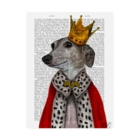 A Fab Funky védjegye Képzőművészet 'Greyhound Queen' vászon művészete