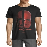 A Csillagok háborúja a Skywalker férfiak és a nagy férfiak piros stormtrooper grafikus pólójának emelkedése