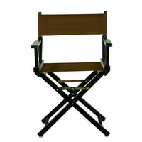 Alkalmi Otthon 18 rendezői szék fekete keret-barna vászon
